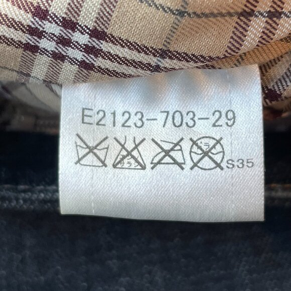 Burberry Brown Leather Trim Washed Denim Patchwork Crossbody Bag - Preowned - Picture 16 of 16